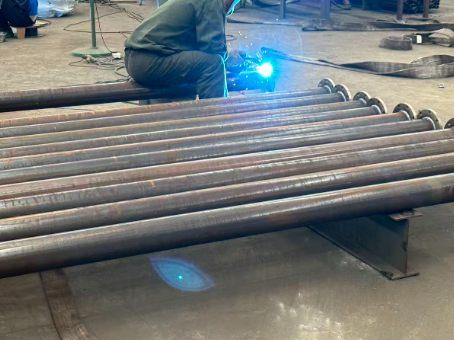 乌兰察布20#无缝注浆管加工108*6钢花管棚管